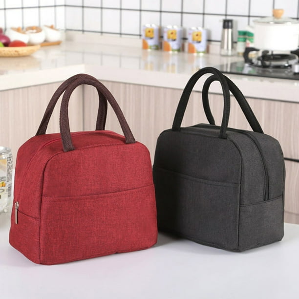 Portable Lunch Bag Large Insulated Thermal Bag Picnic Handbag Food Tote Pouch Portable Lunch Bag Large Insulated Thermal Bag Picnic Handbag Food Tote Pouch